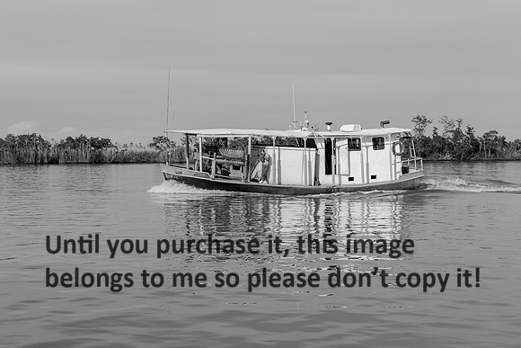 Oyster Boat-Seacat-Intracoastal Waterway - LouisianaBW-0816