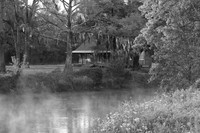 cajun-camp_flowers_fog_early_morning_light_kelly-morvant-photography_2090_bw