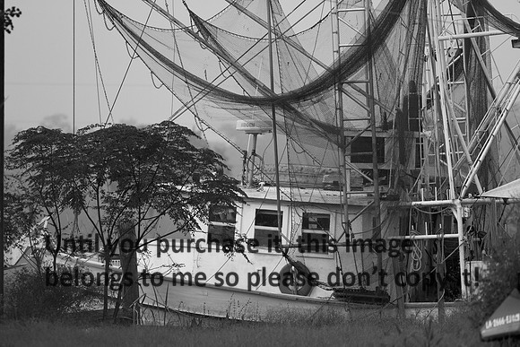 Shrimpboat- Delcambre B&W-8297