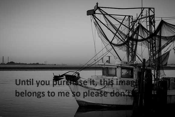 Shrimp Boat-Water- Cameron LA-2698