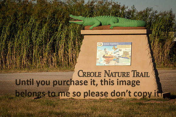 creole-nature-trail_sign_cameron-louisiana_kelly-morvant-photography_11-09-14-8686